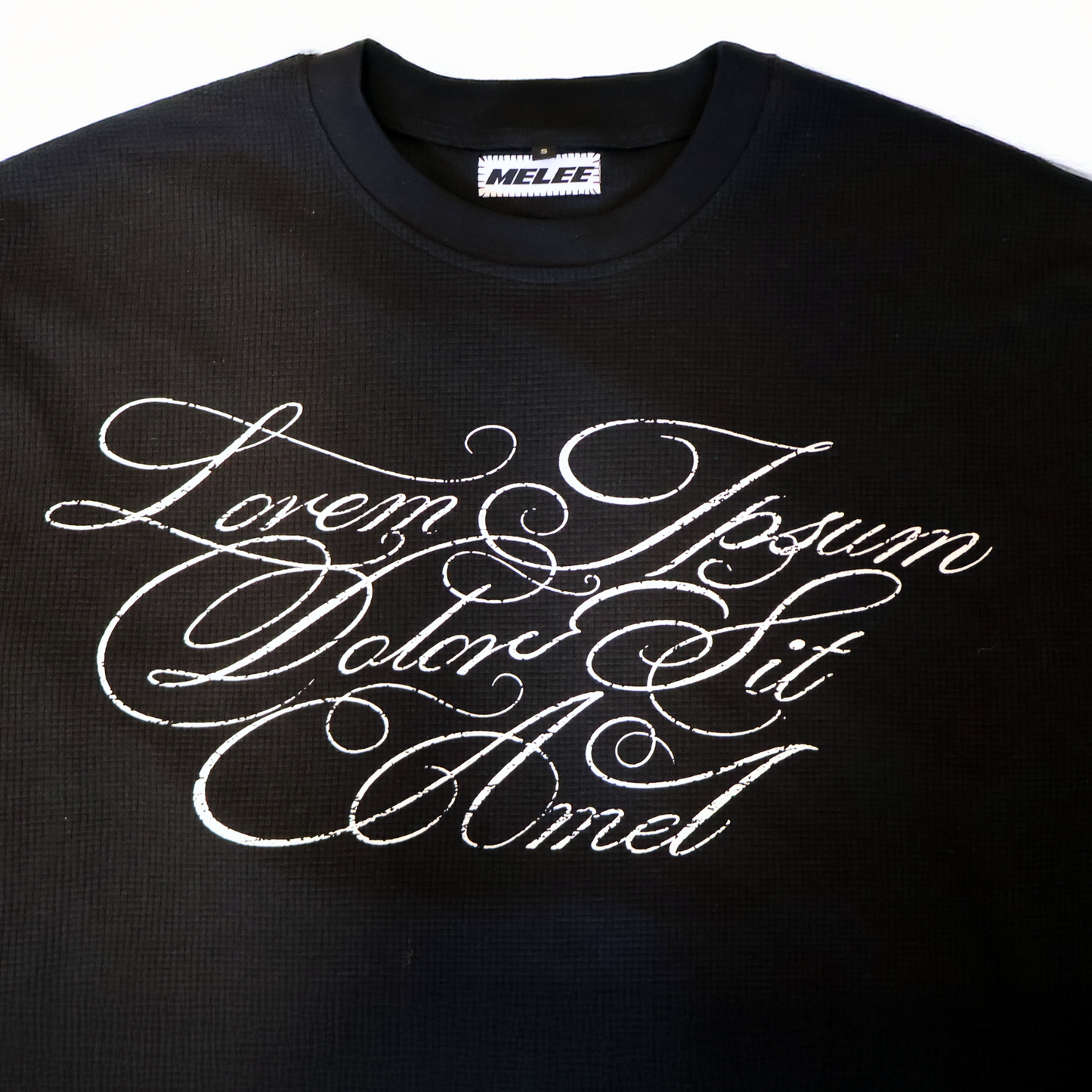 "Sample Text" Thermal Knit