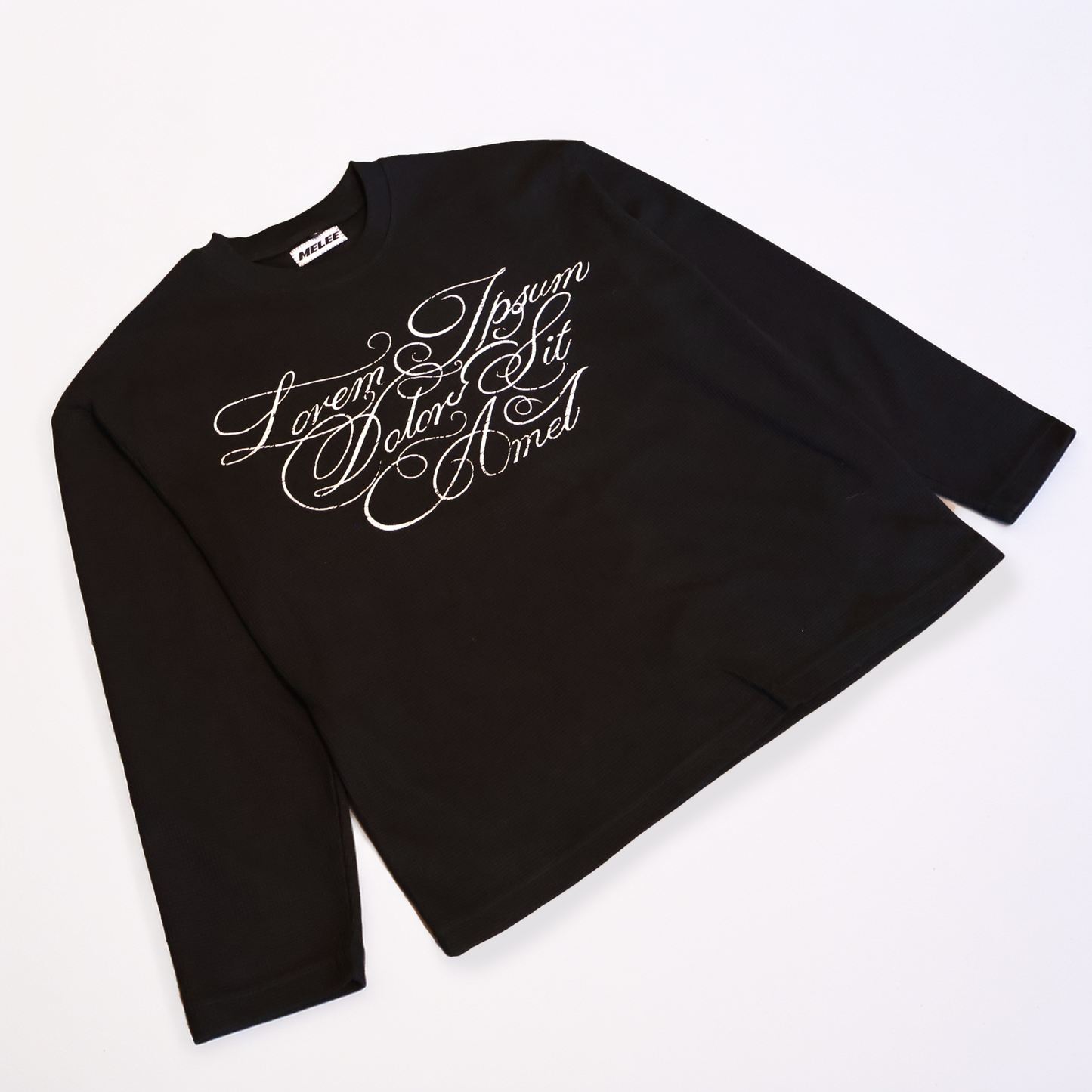 "Sample Text" Thermal Knit