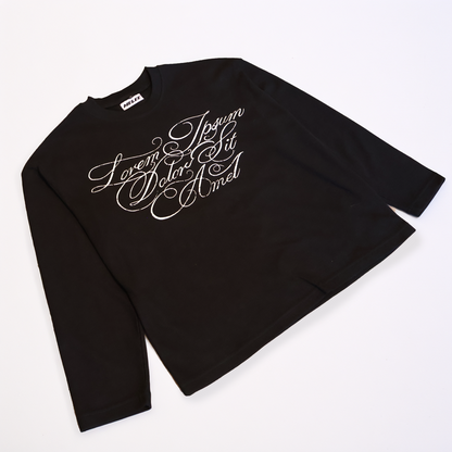 "Sample Text" Thermal Knit