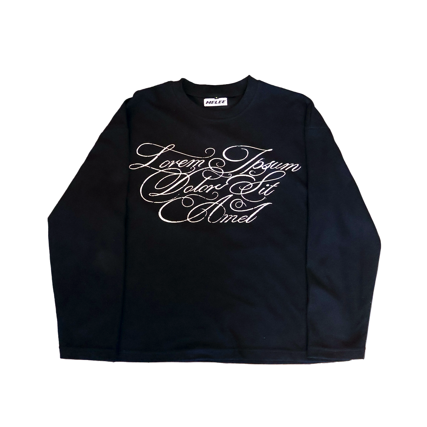 "Sample Text" Thermal Knit